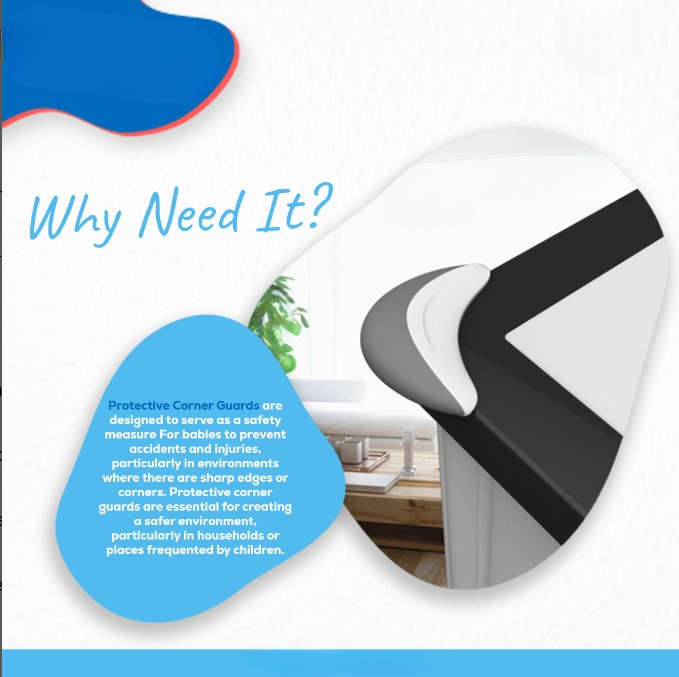 Pack of 4 - Baby Safety Children Protective Corner Guard Baby Safety