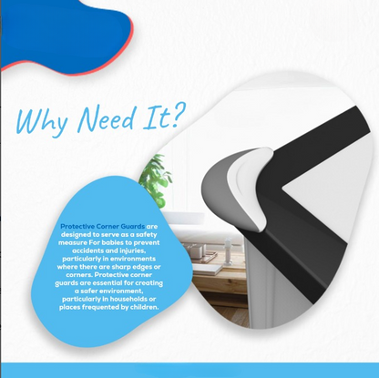 Pack of 4 - Baby Safety Children Protective Corner Guard Baby Safety