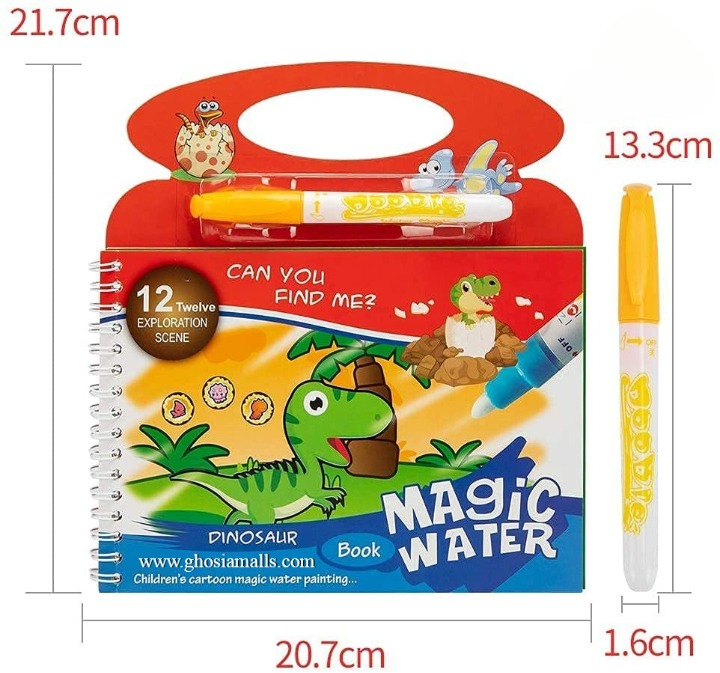 New Magic Water Book Painting Drawing Coloring Board Book Magic Water Pen