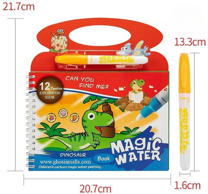 New Magic Water Book Painting Drawing Coloring Board Book Magic Water Pen