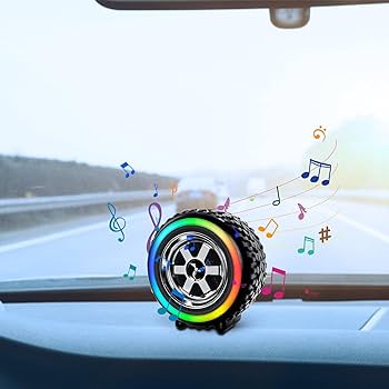 Wheel Shape Bluetooth Speaker | Wireless, Portable, AudioMusic, USB Rechargeable, for Outdoor