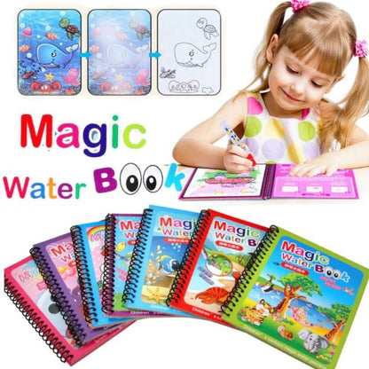 Magic Water Book Painting Drawing Coloring Board Book Doodle &amp; Magic Water