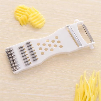 Multipurpose Vegetable Fruit Cutter Metal Scraper Fruit Grater Potato Carrot Cucumber Slicer