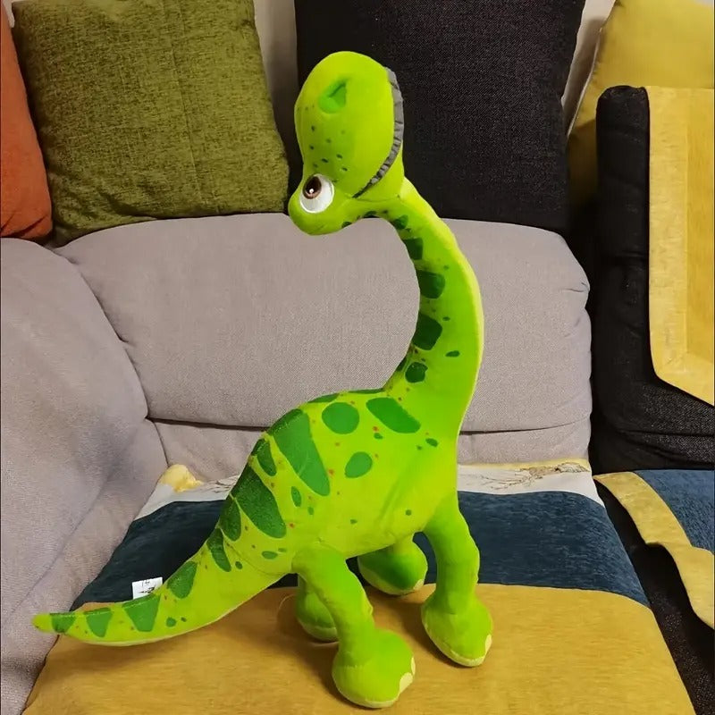 Green Collar Dinosaur Stuffed Toy Soft Plush Dinosaur Doll for Kids,