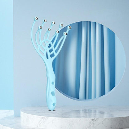 Head Massager Comb Exercise balls Roller Scalp Hand Held Scalp Reduce Stress