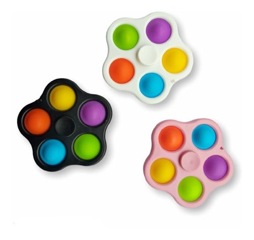 Colorful Finger Spinner Fun Fidget Toy for Stress Relief, Focus &amp;
