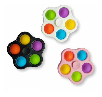Colorful Finger Spinner Fun Fidget Toy for Stress Relief, Focus &amp;