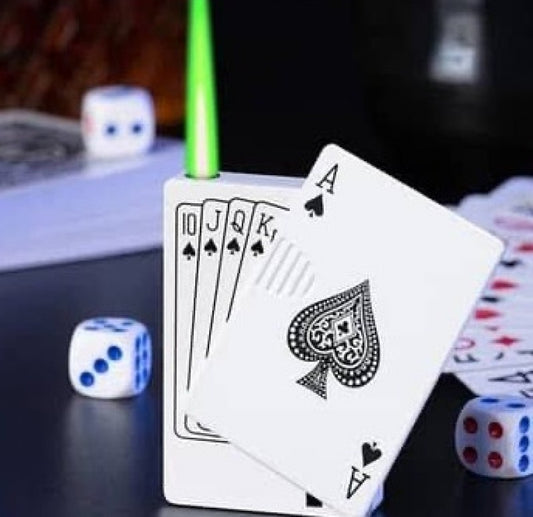 Refillable Fancy Poker Lighter Creative Poker Cool Lighters Refillable Best Gift For