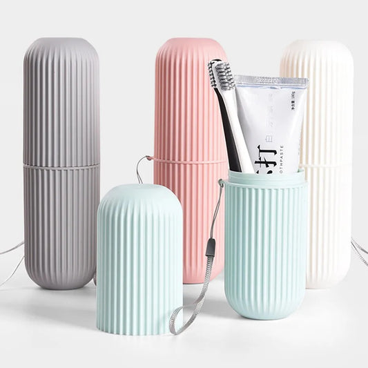 Portable Toothbrush Holder Toothpaste Storage Cup Household Travel Nordic Simple Bathroom Toothbrush