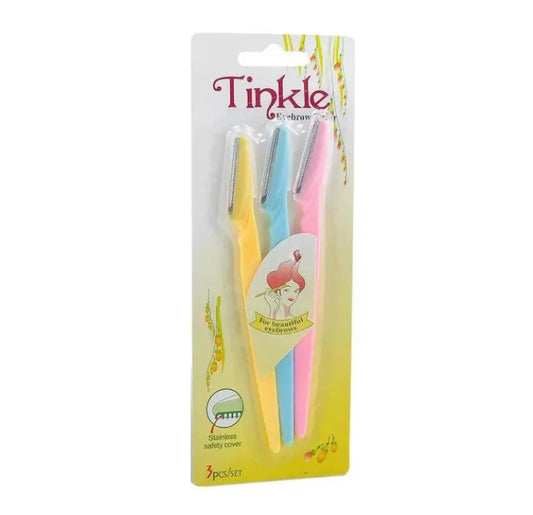 Tinkle Eyebrow Razor, Hair Trimmer Shaver and Tough Up Tool, Facial Razor