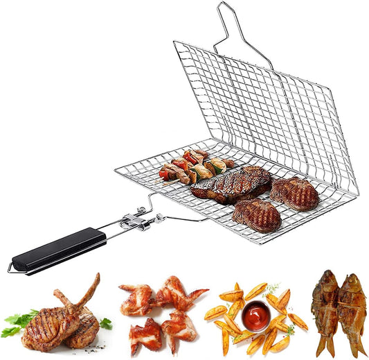 Bbq Stainless Steel Hand Grill (Small Size).