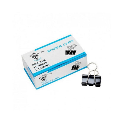 12 Pcs Binder Clip 19mm Pack of 12 Blinder Clip