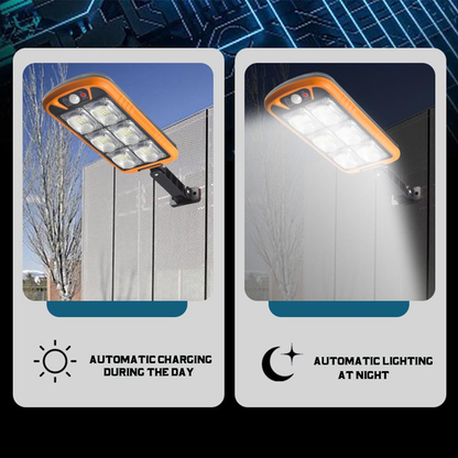 Solar Street COB Light With Sensor ZB-150B | Motion Sensor Security Streetlights