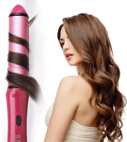 2-in-1 Nova Hair Straightener and Curler Dual-Use Styling Tool with Quick