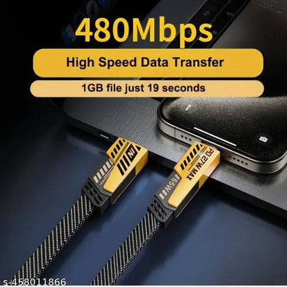 4-in-1 Multi USB Charging Cable USB-C to USB-C, USB-C to Lightning,