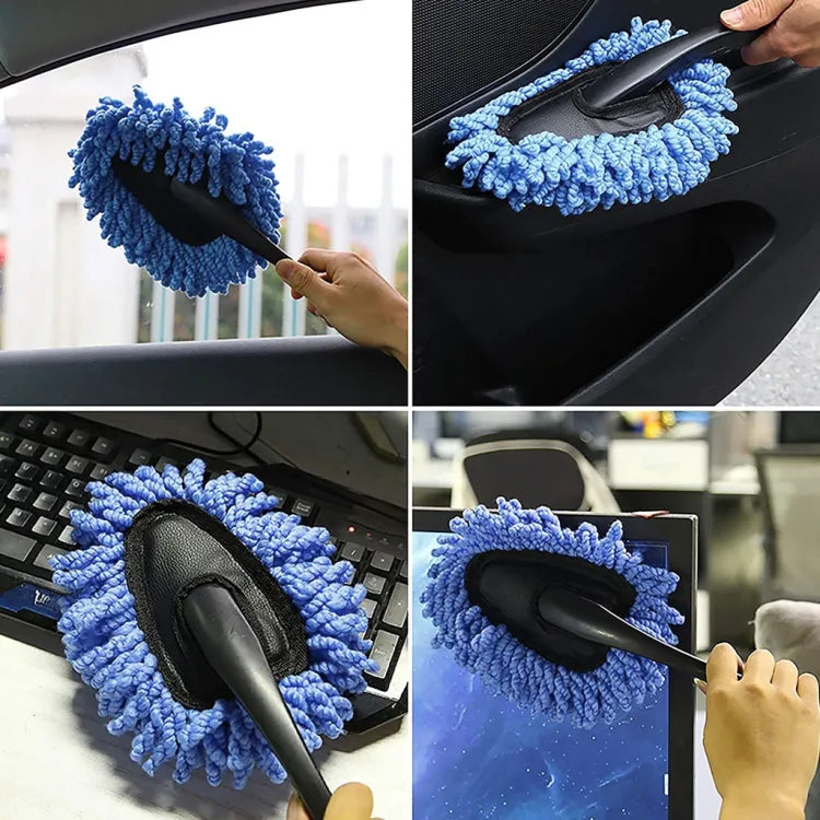 Car Wash Microfiber Cleaning Brush Car Collector Cleaning Dusts Mop Bristles Strong