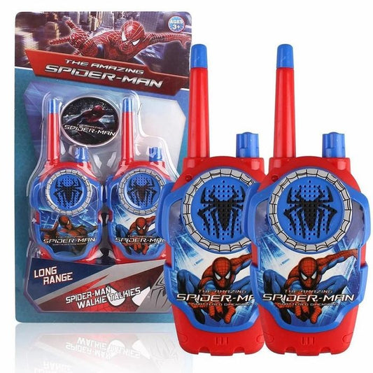Spiderman Walkie Talkie Toy Set for Kids Fun Two-Way Radio Communication