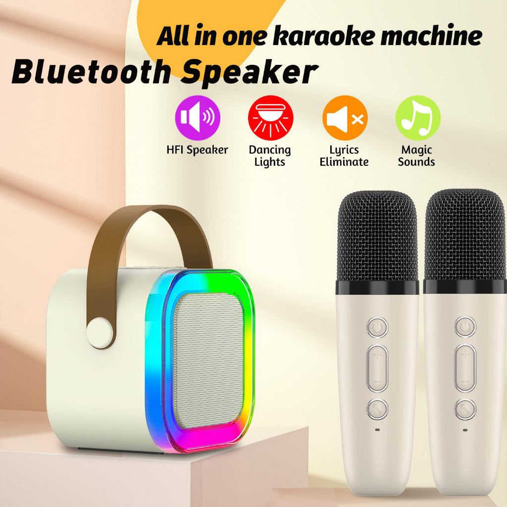 K12 Wireless Audio Microphone Bluetooth Speaker Portable Stereo Speaker Bluetooth Speaker Karaoke