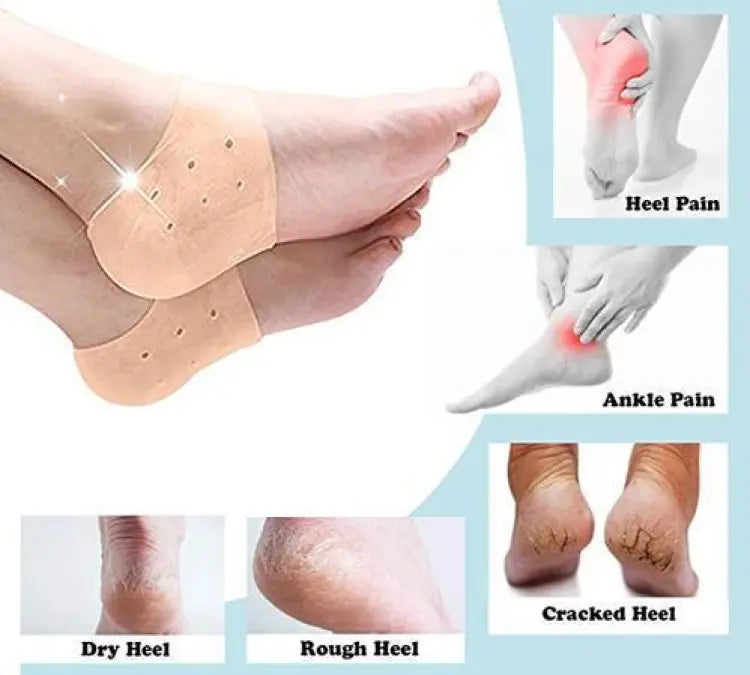 half Heel Pain Anti Crack Silicone Set - Anti Crack For