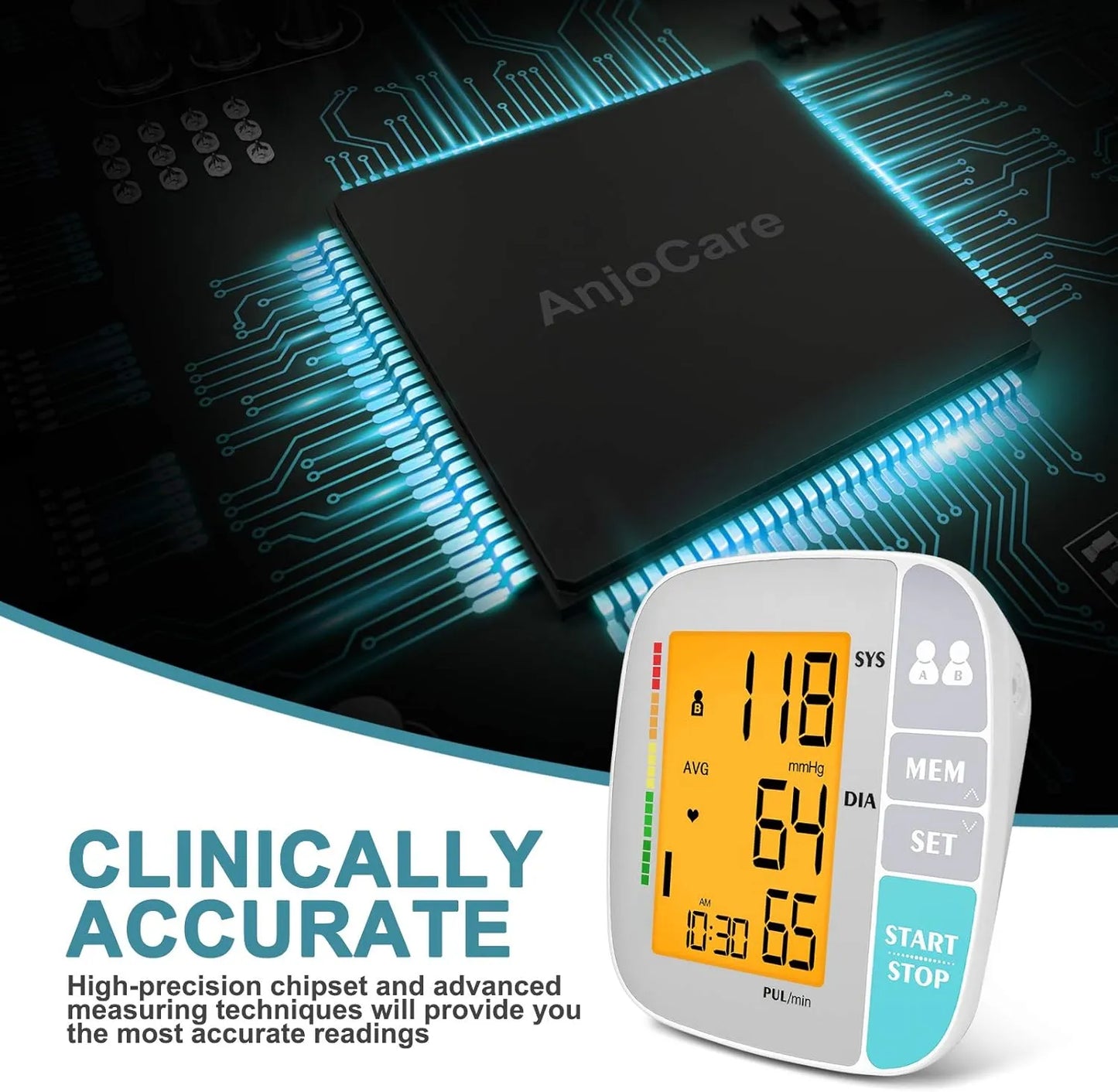TMB-1873 Electric Blood Pressure Monitor ARM TYPE / Automatic Digital Accurate Upper