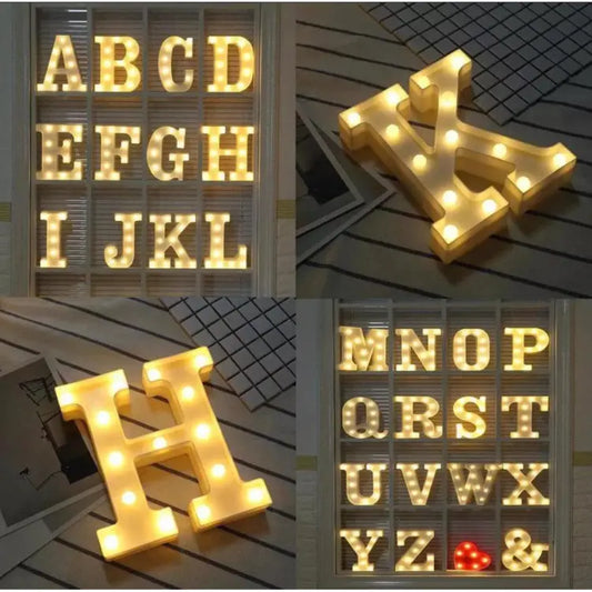 1pcs LED Alphabet Battery Operated All Led Letter A TO Z For