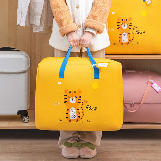 Adorable Baby Dinosaur-Themed Cloth Organizer and Storage Handbag Portable, Lightweight, and