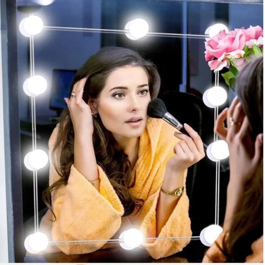 Vanity Mirror Fill Light Adjustable Luminance 3 Colors LED USB Wall Bulbs