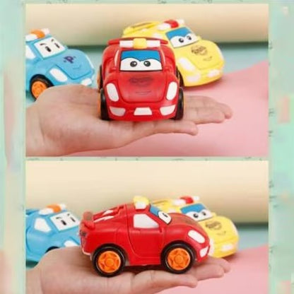 1 Pc - Pull Back Robot Car Toy - Push &amp; Go