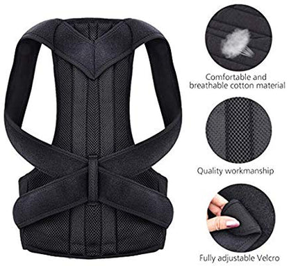 Back pain relief posture corrector belt