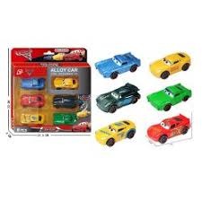 6-Piece Mini Metal Alloy Car Dinky Set Durable Die-Cast Toy Vehicles