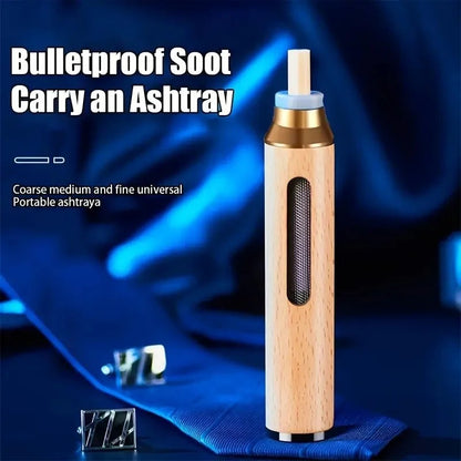 Mokshith Portable Mini Cigarette Ashtray Handheld, Easy to Clean, Compact Design - CheckNpays