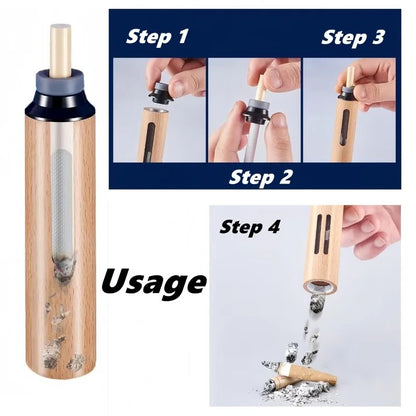 Mokshith Portable Mini Cigarette Ashtray Handheld, Easy to Clean, Compact Design - CheckNpays