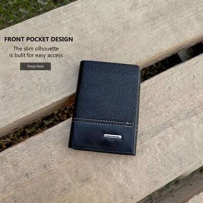 Mini Thin Tri Fold Amazing Quality Trifold Leather Wallet Wallet Premium and
