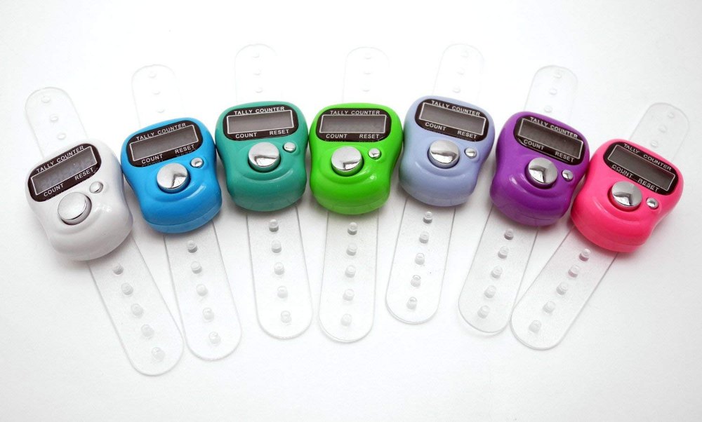 Digital Tasbih FINGER COUNTER Tasbih FINGER adjustable (random color)