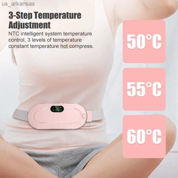 Heating Pad women Period Pain Cramp Relief Belt -Portable Menstrual Heating Pad,