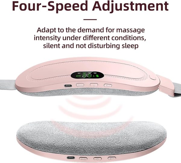 Heating Pad women Period Pain Cramp Relief Belt -Portable Menstrual Heating Pad,