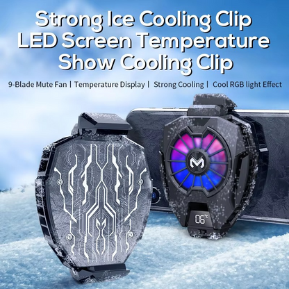 MEMO DL05 Portable Semiconductor Phone Cooler Fan Multi-Function Gaming Cooling Device