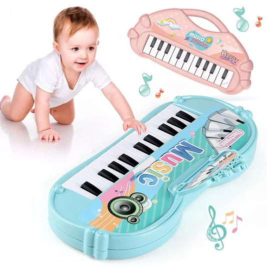 Stuffed Electronic Piano Keyboard Toys 13 Key Early Educational Instrument Electronic Organ