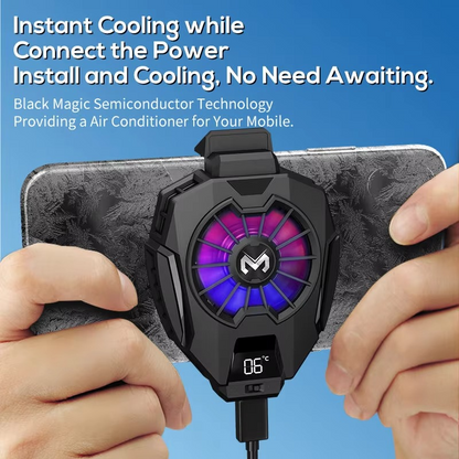 MEMO DL05 Portable Semiconductor Phone Cooler Fan Multi-Function Gaming Cooling Device
