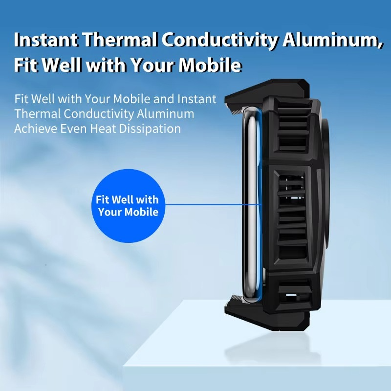 MEMO DL05 Portable Semiconductor Phone Cooler Fan Multi-Function Gaming Cooling Device