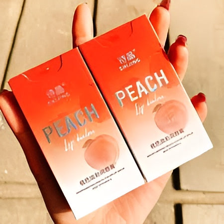 3 In 1 Shijing Peach Lip Balm 3-in-1 Moisturizing, Hydrating, Protective