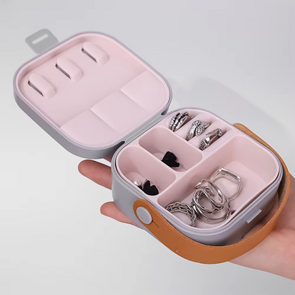 Jewelry Organizer Box | Portable Jewelry Storage Box | Sleek | Portable