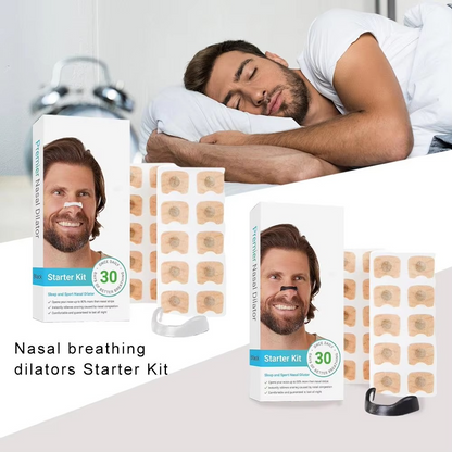 Sleep-co Magnetic Nose Strips Nasal Dilator Starter Kit Next-Gen Breath In