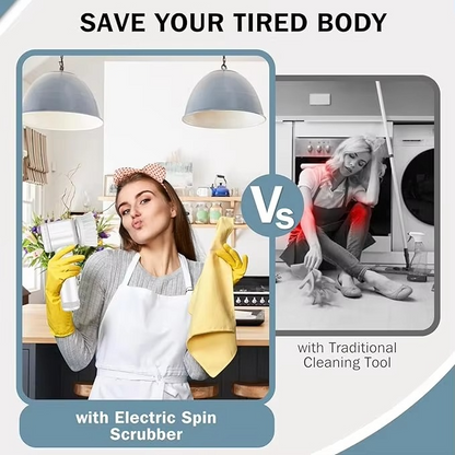 Magic Brush Wireless Battery Cleaning Brush Bathtub Tile Professional Cleaning Brush Rechargeable