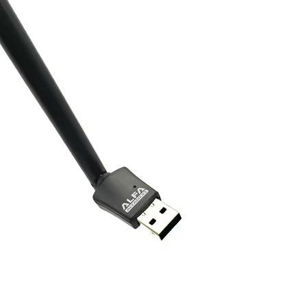 UW11 Alfa Net Wireless-N USB WiFi Adapter with Antenna | 2.4GHz 150/300Mbps