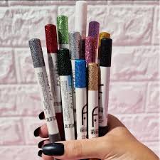 6-in-1 Eye Pencil &amp; Liquid Glitter Makeup Set Vibrant Shades for