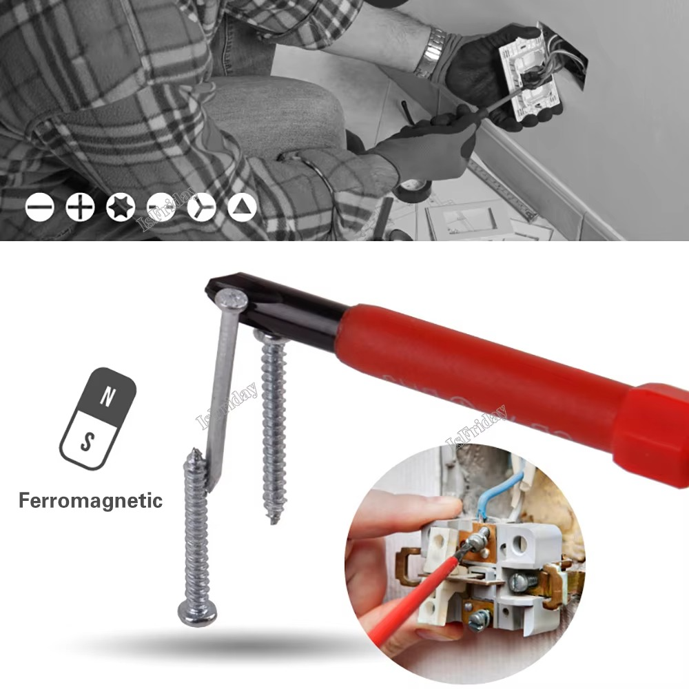 23 in 1 Insulated Screwdriver Set Slotted Screwdriver Bits Kit With Tester