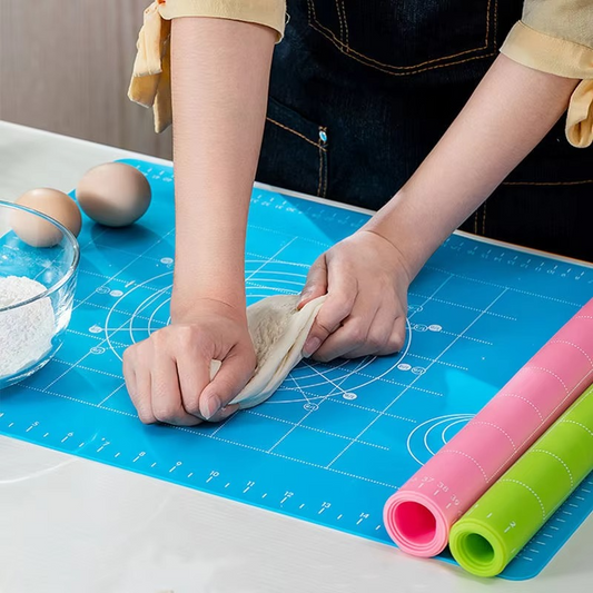Non-Stick Silicone Baking roti Mat large size With Measurements Heat Resistant Cookie