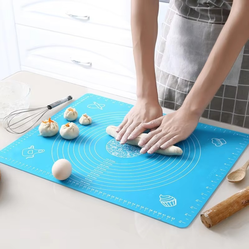 Non-Stick Silicone Baking roti Mat large size With Measurements Heat Resistant Cookie