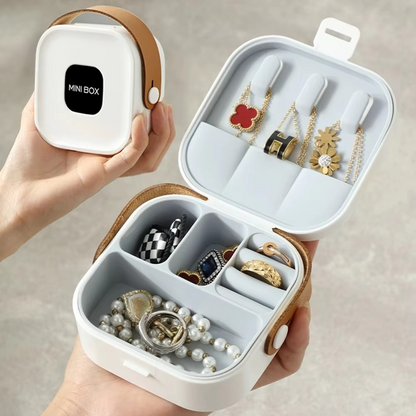 Jewelry Organizer Box | Portable Jewelry Storage Box | Sleek | Portable